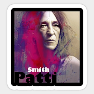 Patti Smith Singer Songwriter Sticker